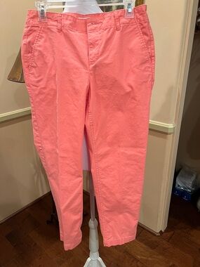 Loft Cotton blend chino pants size 4